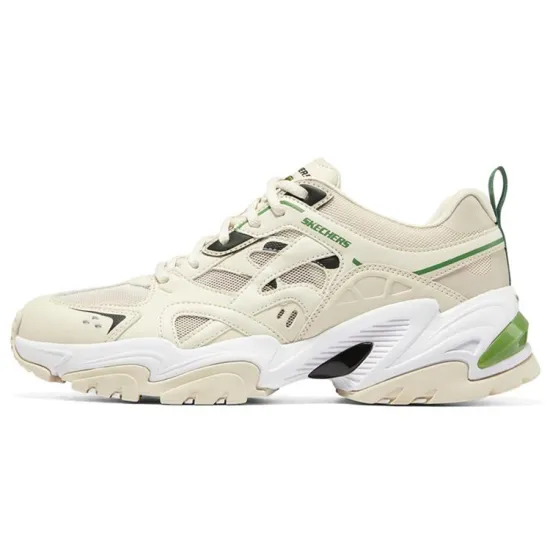 Skechers Stamina V2 'Beige White Green'