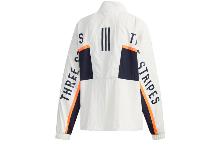 Женские куртка adidas Logo (серо-бежевый) — фото 2