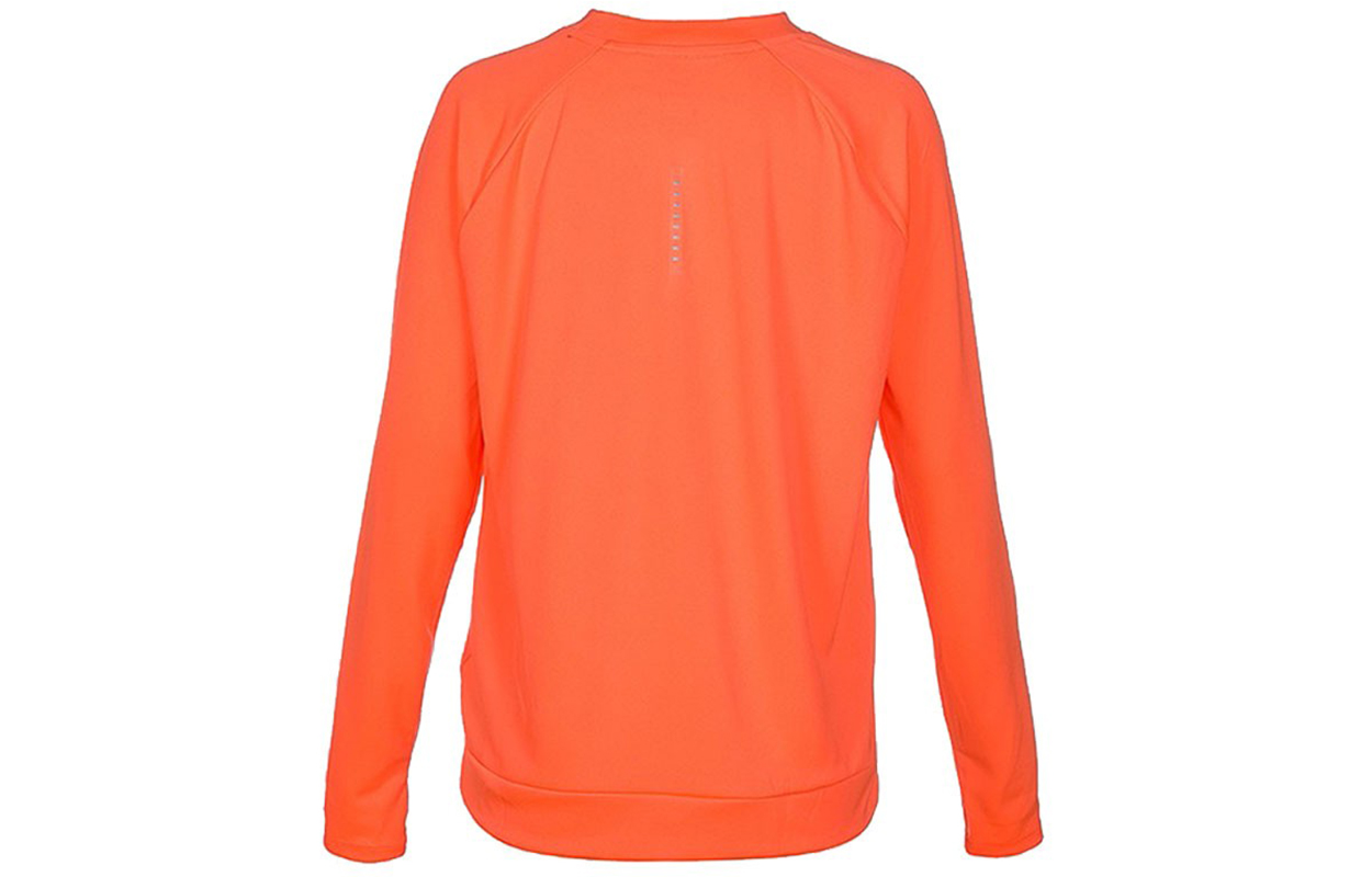 Женская футболка Nike AS W NK DF PACER Crew T (оранжевая) — фото 2