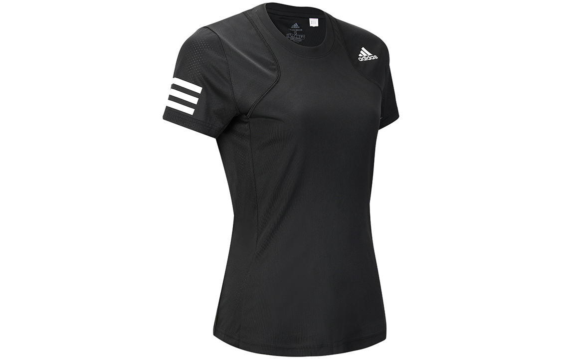 Женская футболка adidas T (черная) — фото 3