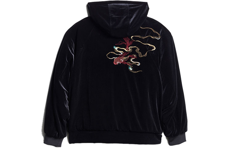 Женская куртка adidas originals × ANGEL CHEN двусторонняя (красная) — фото 3
