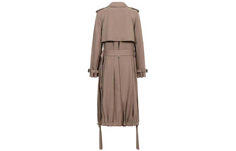 Женские куртка Burberry (теплый серо-коричневый) — фото 2