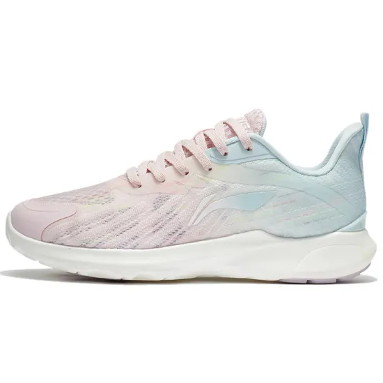 LINING Elegance Series Running Shoes Women's Low-Top Light Pink/Aqua Blue