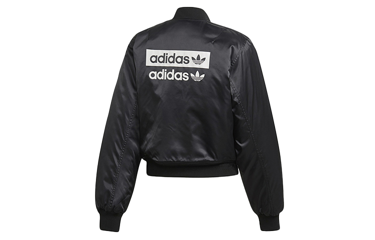 Женская куртка adidas originals Cropped Bomber (черный) — фото 2