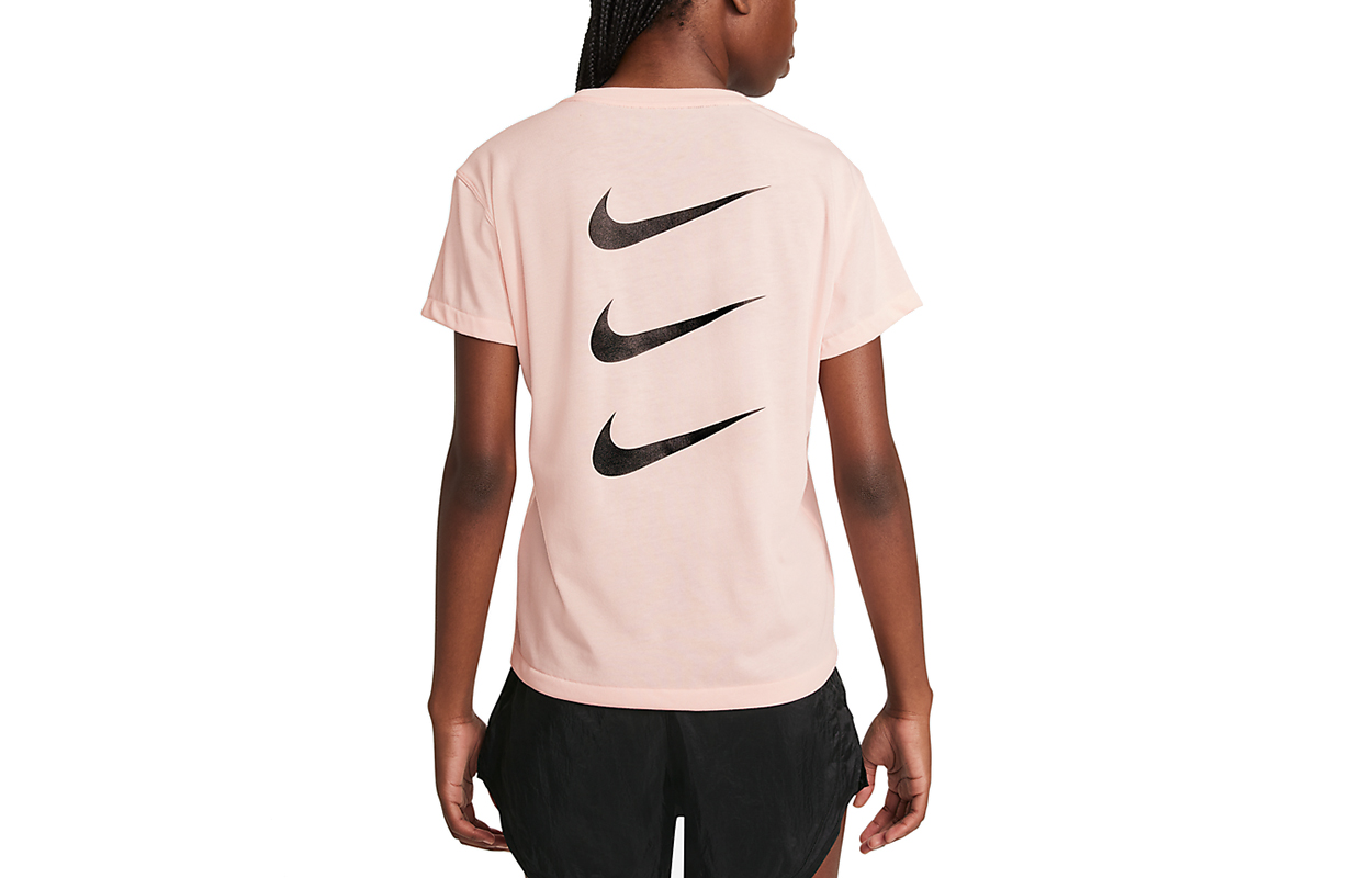 Nike Set in Sleeve Running T Shirt Women’s Coral