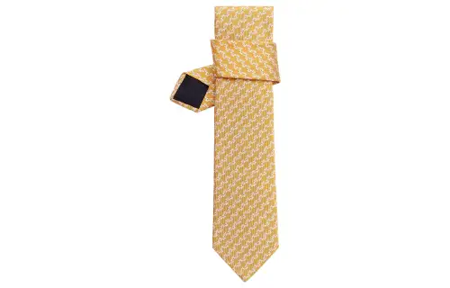 HERMES Ties Men's Yellow/White