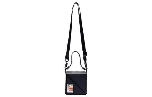 Li Ning Casual Polyurethane Handbag Regular Unisex Black