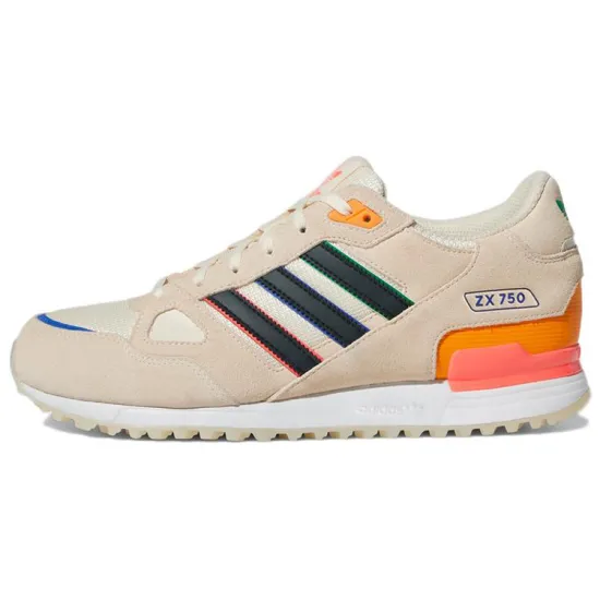 Adidas Originals ZX 750 Running Shoes Unisex Low-top Dark Beige