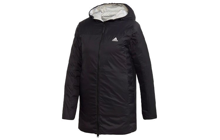 Женская куртка adidas W 3s Rev Aop (черная) — фото 2