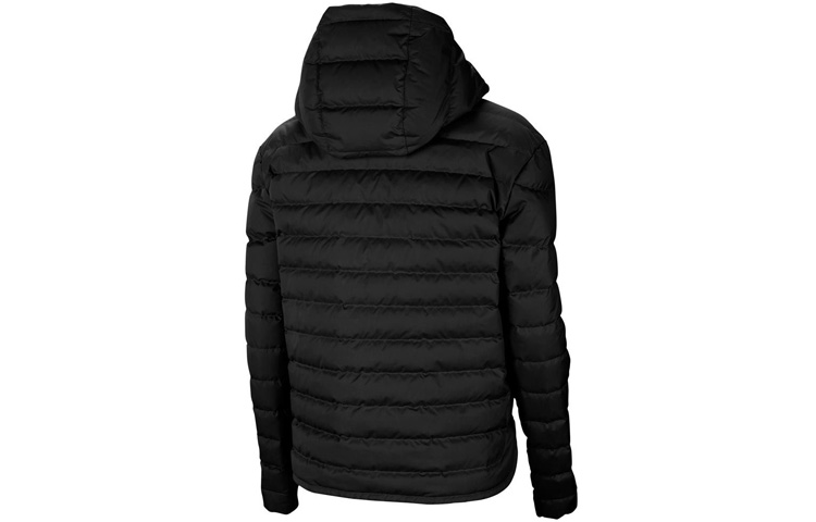 Женская куртка Nike Football Sportswear Windrunner Down (черная) — фото 2