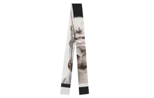 Burberry Silk Scarves Unisex White