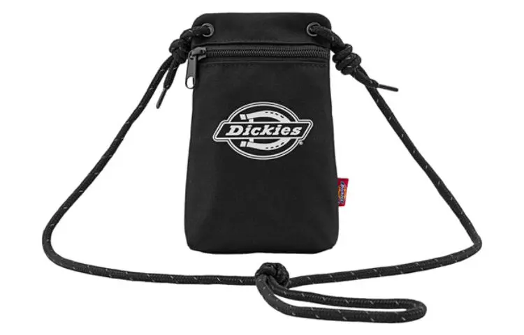 Dickies Polyester Shoulder Bag, Crossbody Bag Unisex Black