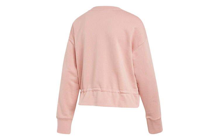 Женское худи adidas originals Clover series Sweater (розовое) — фото 2