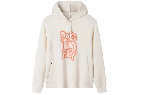 Anta Comprehensive Training Collection Sports Lifestyle Collection Sweatshirt Women's Corn White