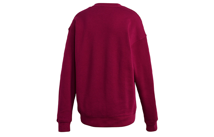 Женское худи adidas originals Trf Crew Sweat Logo (красное) — фото 2