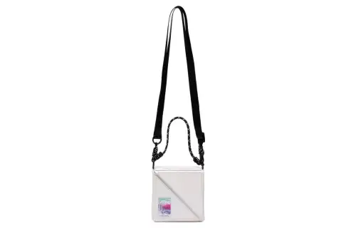 Li Ning Polyurethane Crossbody Bags Regular Unisex White