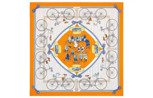 HERMES Les Becanes Scarves Women's