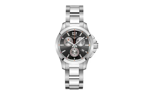 LONGINES Comcast Collection Quartz Movement 300m Waterproof Women's Watch 36mm Black Dial Stainless Steel Case