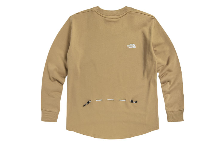 Женский свитшот The North Face Knit Pull over Crew (коричневый) — фото 2