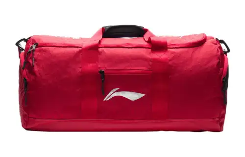 Li Ning Fabric Table Tennis Training Bag Gym Bag Unisex Red