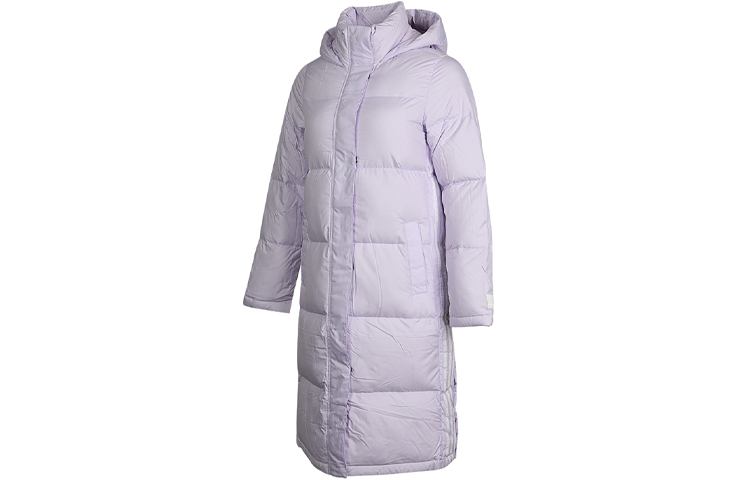 Женская куртка adidas neo W Sup Dwn Puff (светло-сиреневая) — фото 3