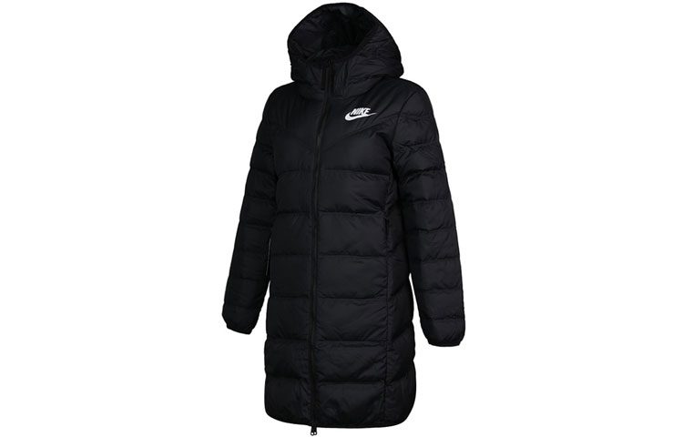 Женский пуховик Nike Sportswear Windrunner (черный) — фото 3