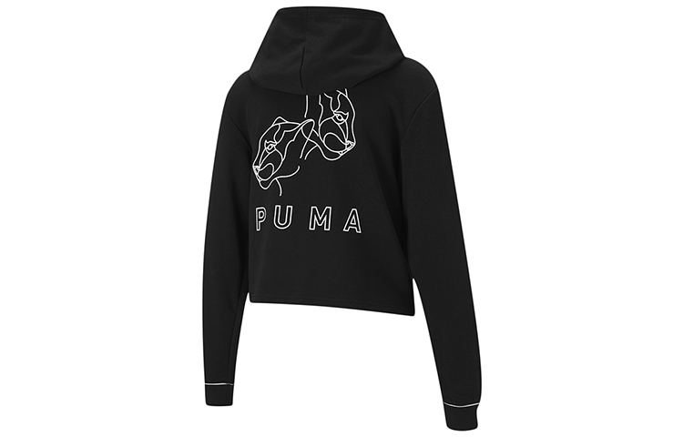 Худи PUMA Style Cat Hoodie WMNS (черное) — фото 2