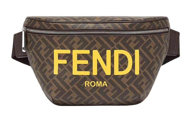 Мужская сумка Fendi ROMA (коричневая)