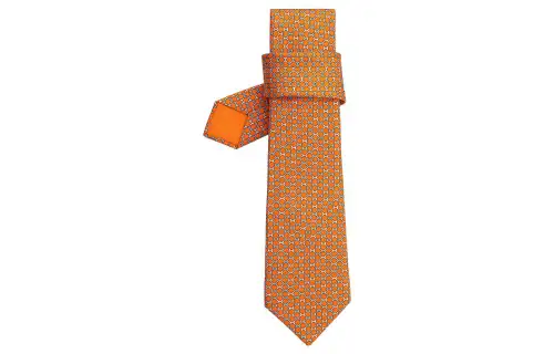 HERMES Ties Men's Orange