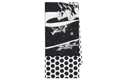 HERMES Scarves Women's Black/White