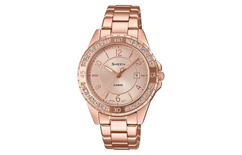 CASIO Women's SHEEN Gold Watch SHE-4532PG-4A