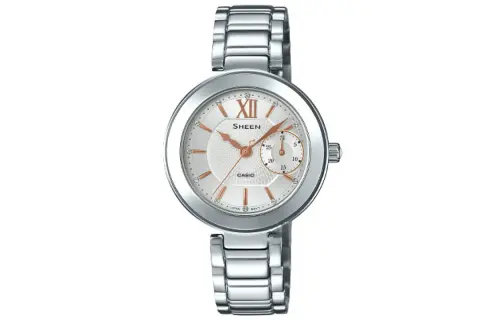 CASIO Women's SHEEN Silver Watch SHE-3050D-7A