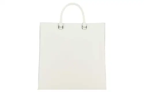 PRADA Leather Handbag Women's White