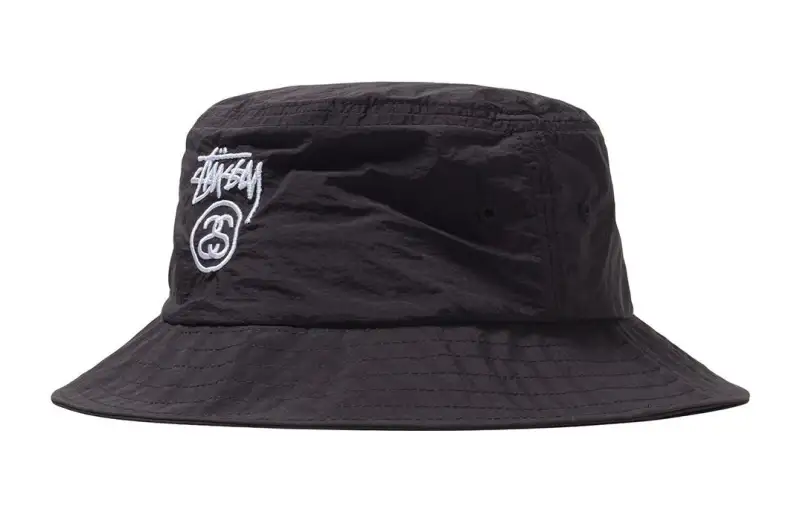 Stussy Cotton Bucket Hats Unisex Black