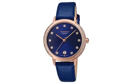 CASIO Women's SHEEN Blue Watch SHE-4056PGL-2A
