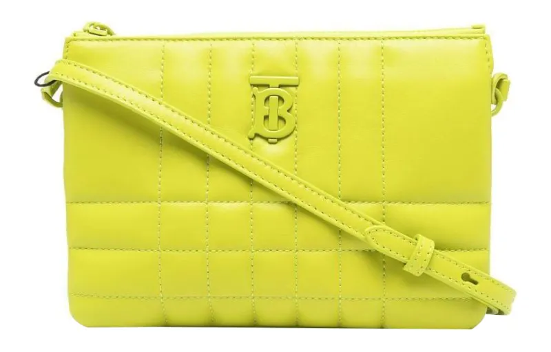 Burberry Lambskin Shoulder Bag, Crossbody Bag Women's Yellow