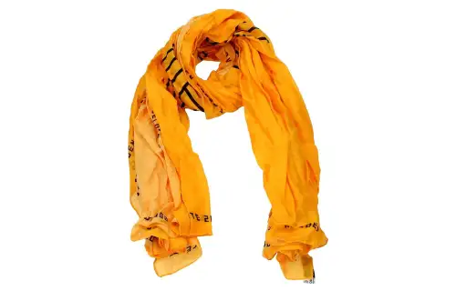 Golden Goose Knit Scarves Women's Yellow
