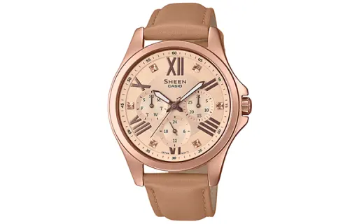 CASIO Women's SHEEN Gold Watch SHE-3806GL-9A