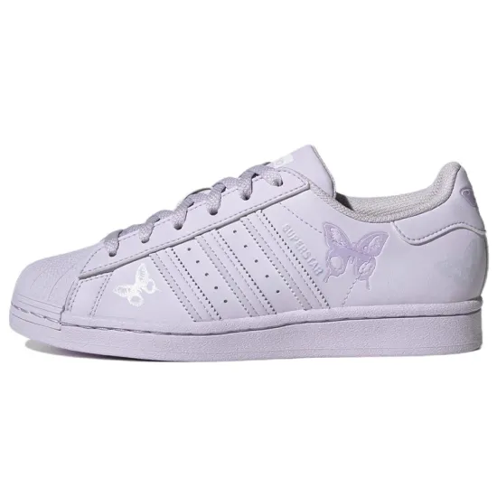 Adidas Originals Superstar Series Skateboard Shoes Women's Low-top Purple