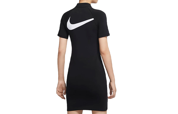 Платье Nike Sportswear Swoosh (черное) — фото 5