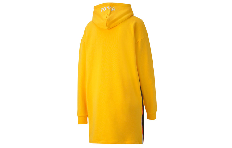Женское платье PUMA x Randomevent Hooded Dress (лимонно-желтое) — фото 2