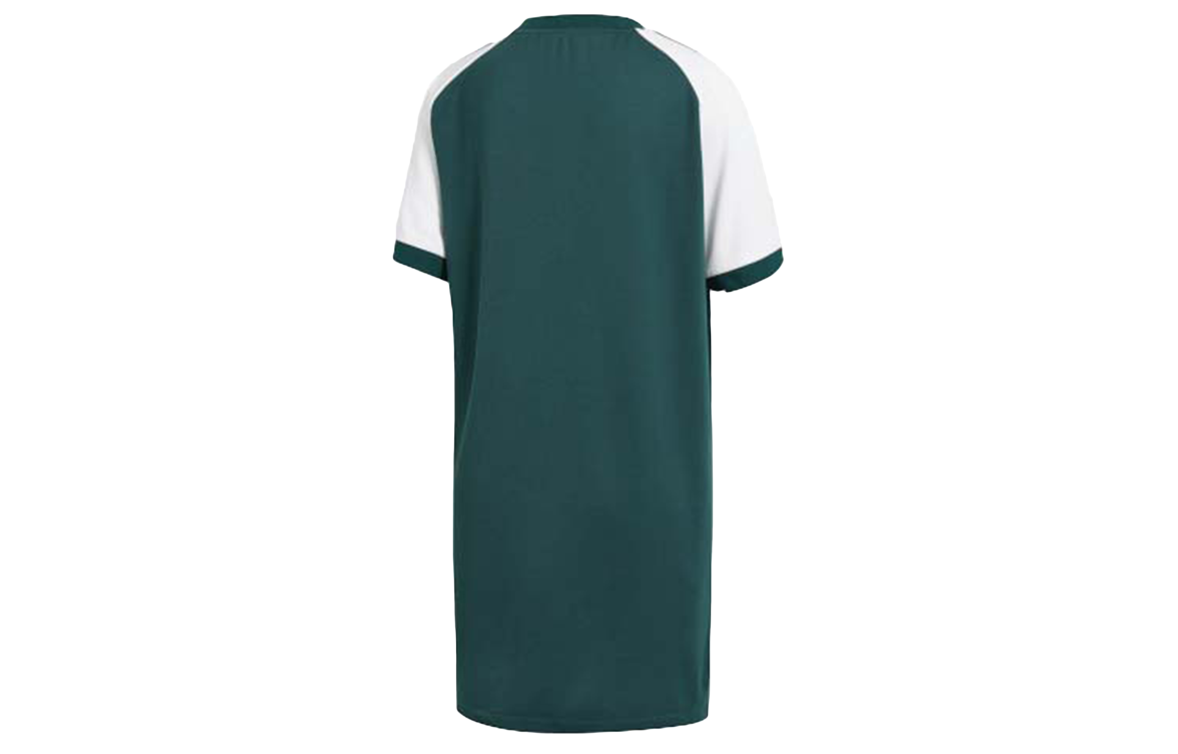 Женское платье adidas originals Raglan Dress Logo (зеленое) — фото 2