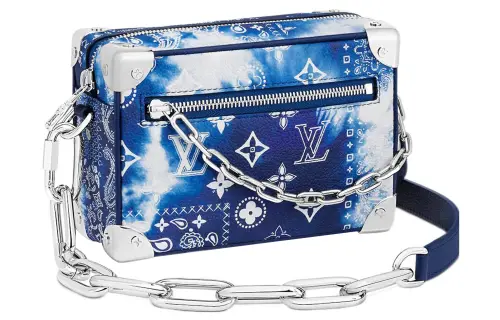 LOUIS VUITTON Mini Soft Trunk Bandana Monogram Blue