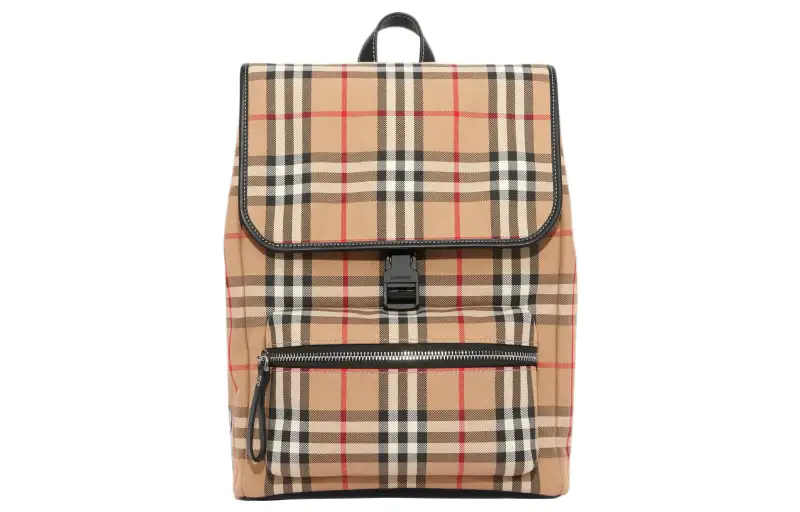 Burberry Leather Backpack Unisex Archive Beige