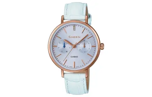 CASIO Women's SHEEN Blue Watch SHE-3054PGL-2A
