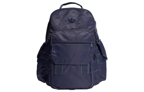Adidas Originals Trefoil Polyamide Backpack Unisex Navy Blue