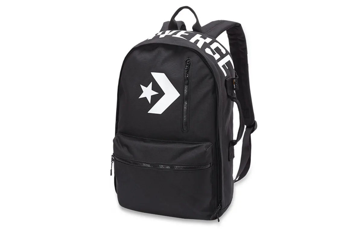 Converse Polyester Backpack Unisex Pure Black