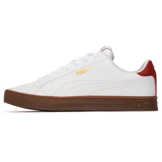 Puma Smash Vulc V3 Lo 'White Chili Oil Gum'