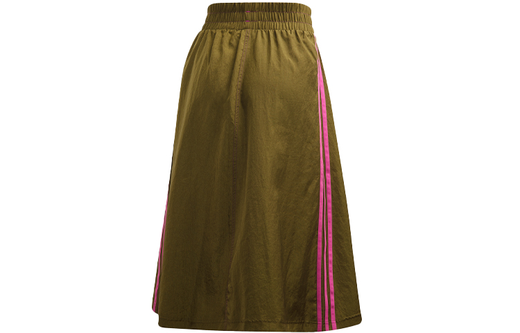 Женская юбка adidas originals Clover Skirt (оливковая) — фото 2