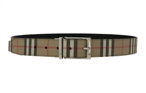 Burberry Leather Belts Men's Multicolor Width 3.5cm